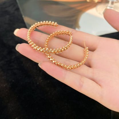 [NOBLE AURA] CLASH HOOP LARGE EARRINGS