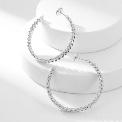 [NOBLE AURA] CLASH HOOP LARGE EARRINGS