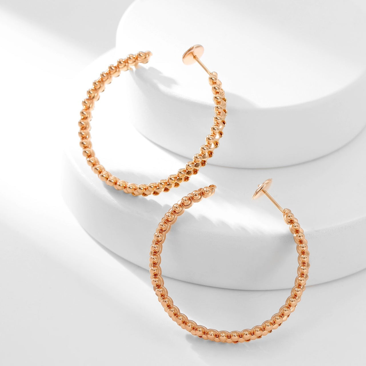 [NOBLE AURA] CLASH HOOP LARGE EARRINGS