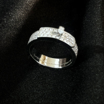 [NOBLE AURA]KELLY SILVER DIAMOND RING