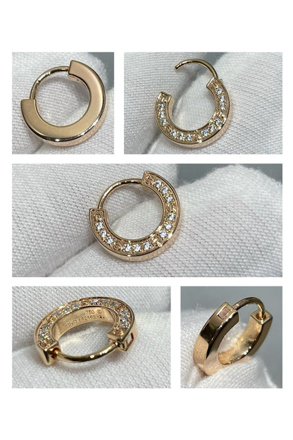 [NOBLE AURA]LOVE DIAMOND EARRINGS