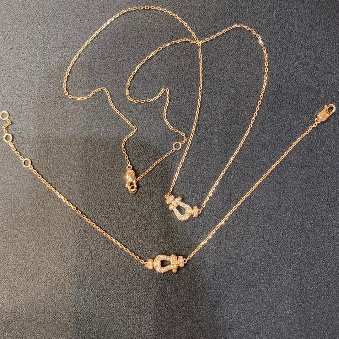 [NOBLE AURA]FORCE 10 DIAMOND PINK GOLD NECKLACE MINI MODEL