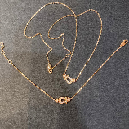 [NOBLE AURA]FORCE 10 DIAMOND PINK GOLD NECKLACE MINI MODEL