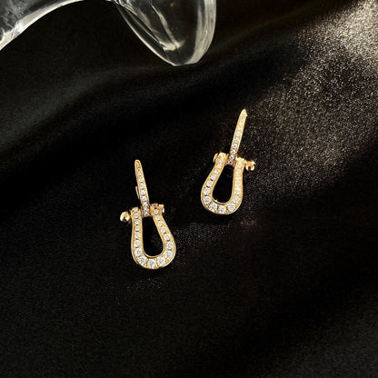 [NOBLE AURA]FORCE 10 FULL DIAMOND DROP EARRINGS MEDIUM MODEL