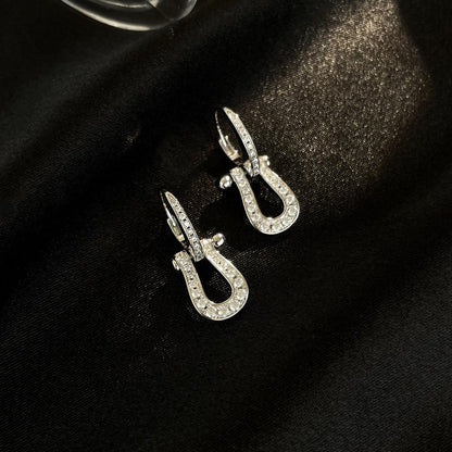 [NOBLE AURA]FORCE 10 FULL DIAMOND DROP EARRINGS MEDIUM MODEL