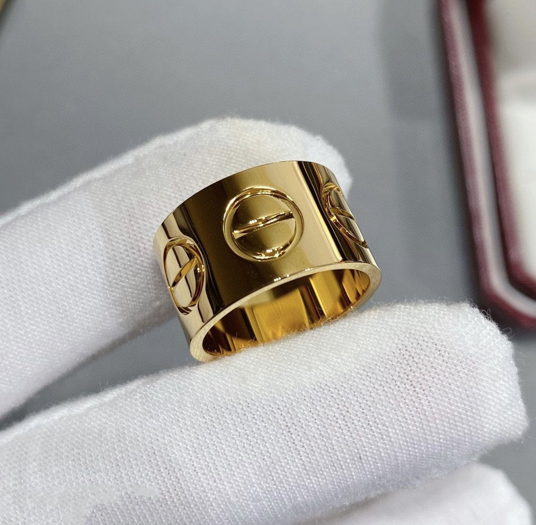 [NOBLE AURA]LOVE 11MM LARGE RING