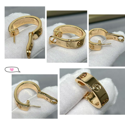 [NOBLE AURA] LOVE 5.5MM EARRINGS