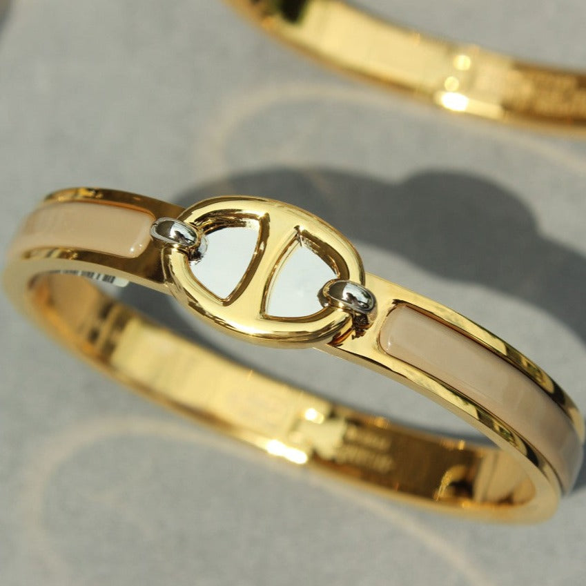 [NOBLE AURA]CLIC CHAINE GOLD BRACELET