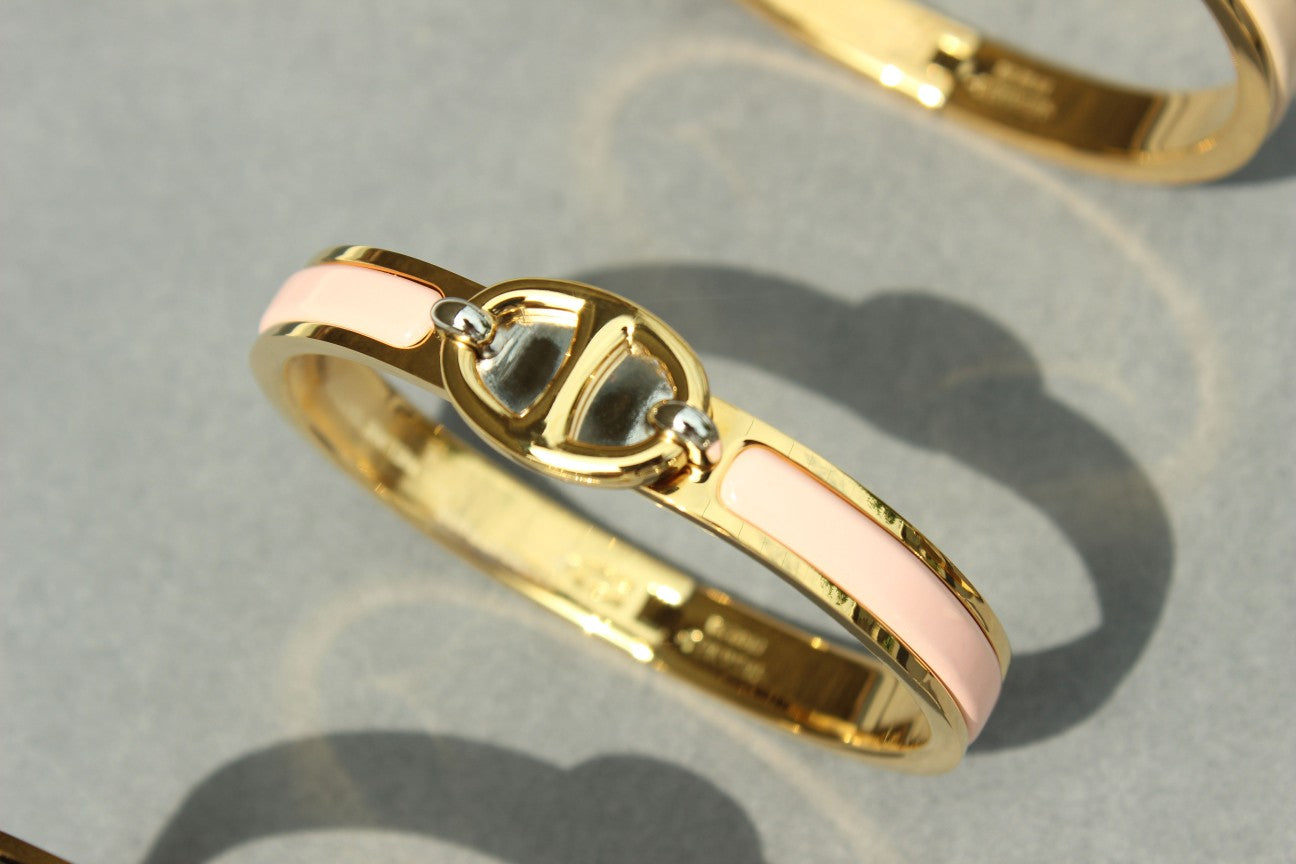 [NOBLE AURA]CLIC CHAINE GOLD BRACELET