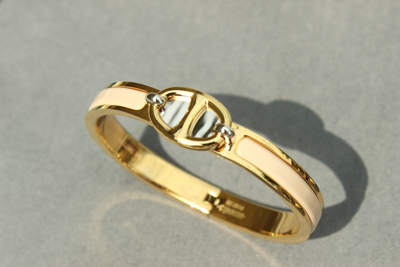 [NOBLE AURA]CLIC CHAINE GOLD BRACELET