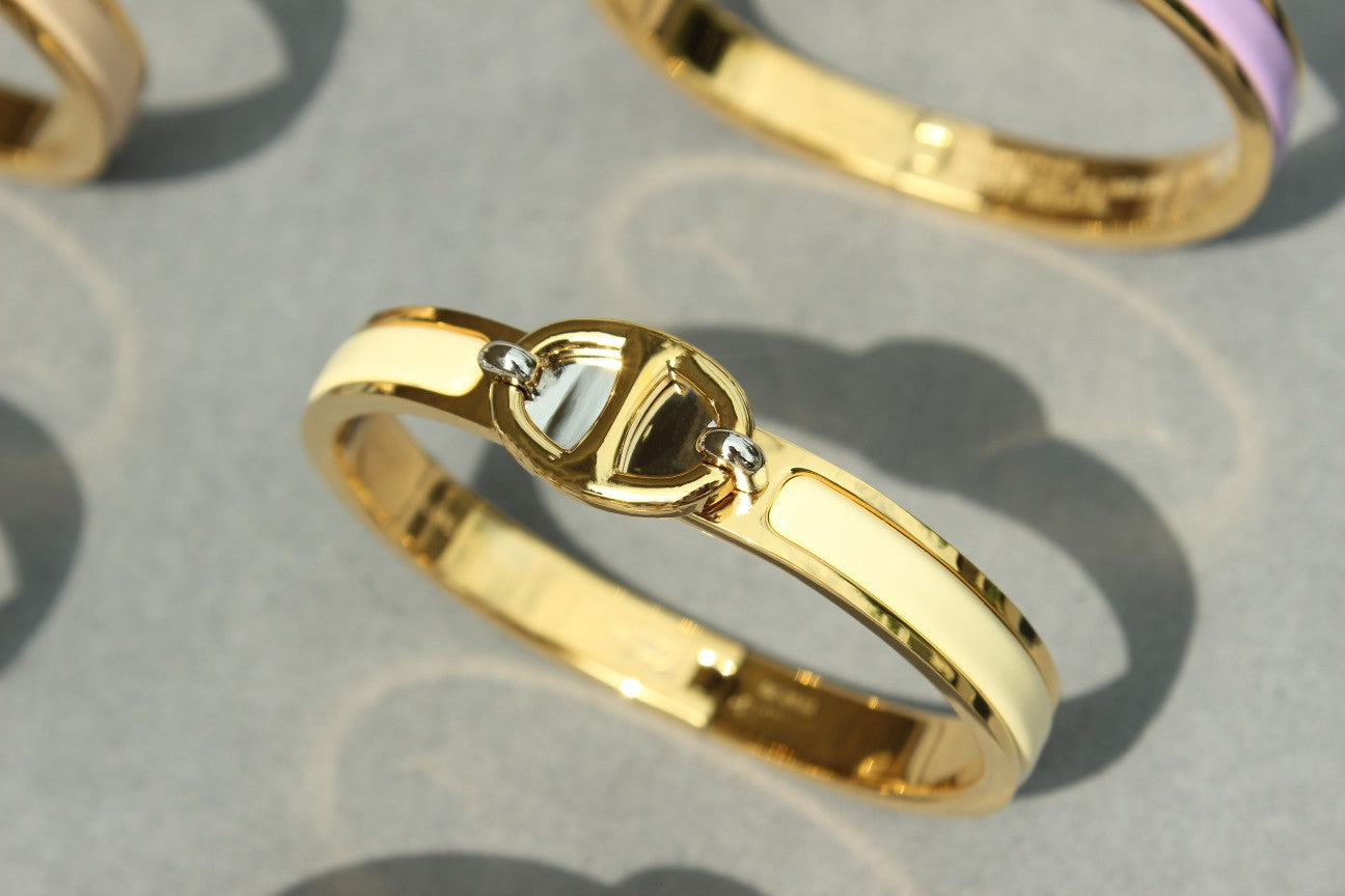 [NOBLE AURA]CLIC CHAINE GOLD BRACELET