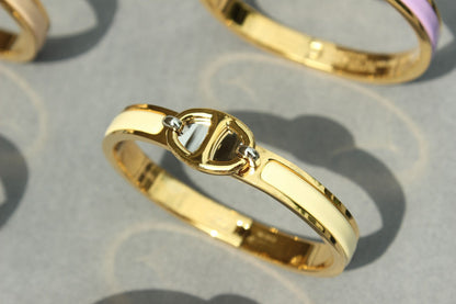 [NOBLE AURA]CLIC CHAINE GOLD BRACELET
