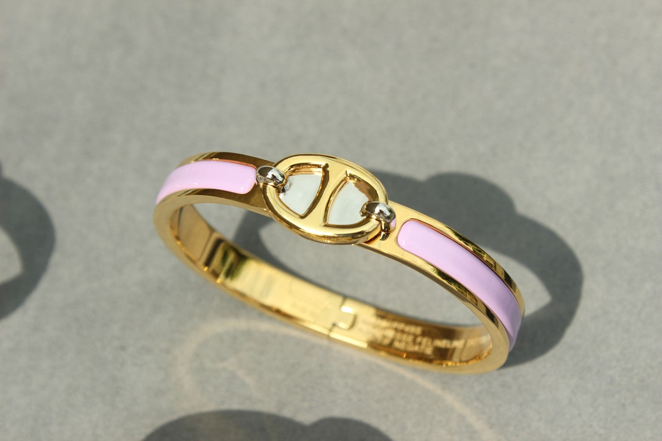 [NOBLE AURA]CLIC CHAINE GOLD BRACELET