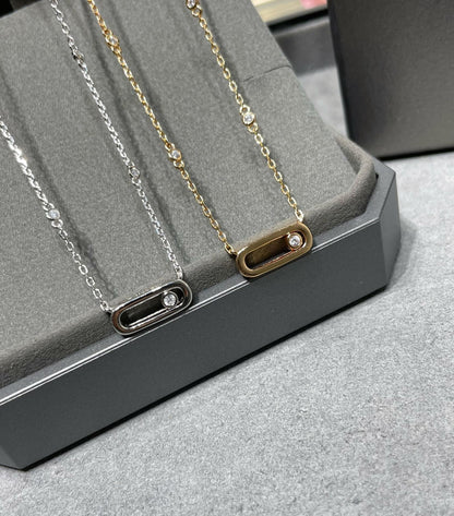 [NOBLE AURA]MOVE UNO DIAMOND NECKLACE