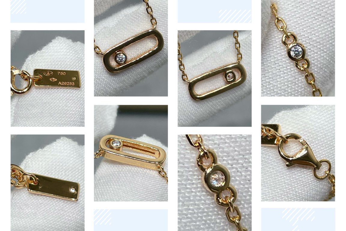 [NOBLE AURA]MOVE UNO DIAMOND NECKLACE