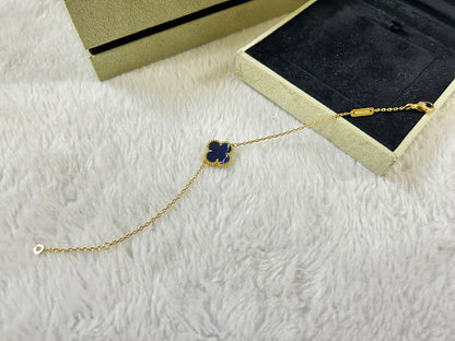 [NOBLE AURA]CLOVER 1 MOTIF PIETERSITE BRACELET