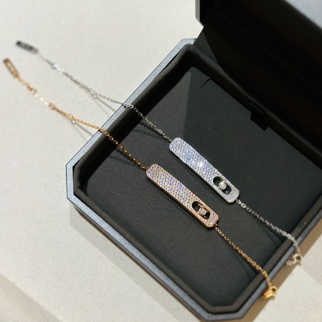[NOBLE AURA]MOVE CLASSIQUE DIAMOND PAVED BRACELET