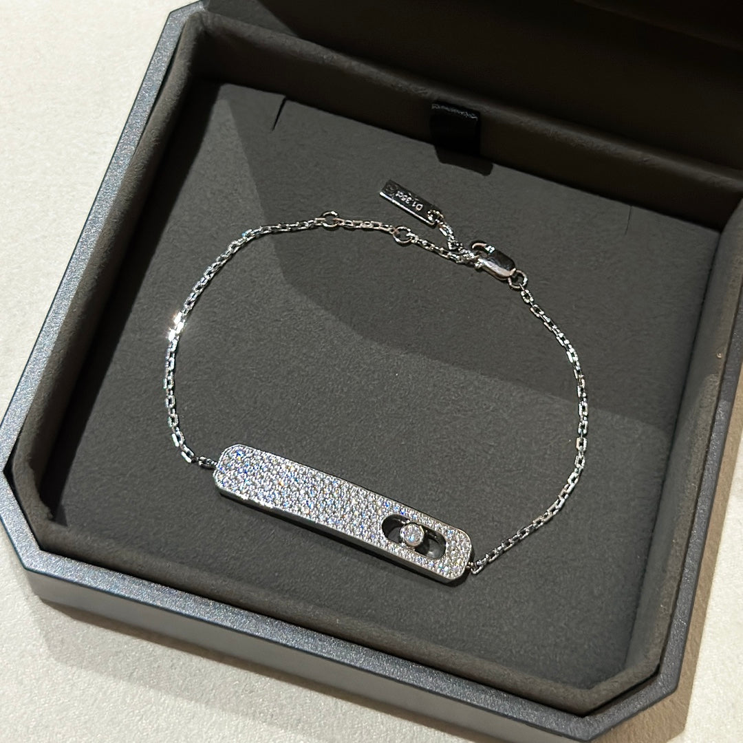 [NOBLE AURA]MOVE CLASSIQUE DIAMOND PAVED BRACELET