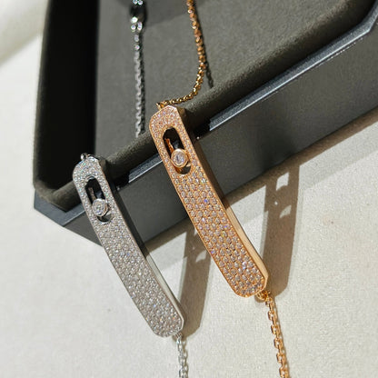 [NOBLE AURA]MOVE CLASSIQUE DIAMOND PAVED BRACELET