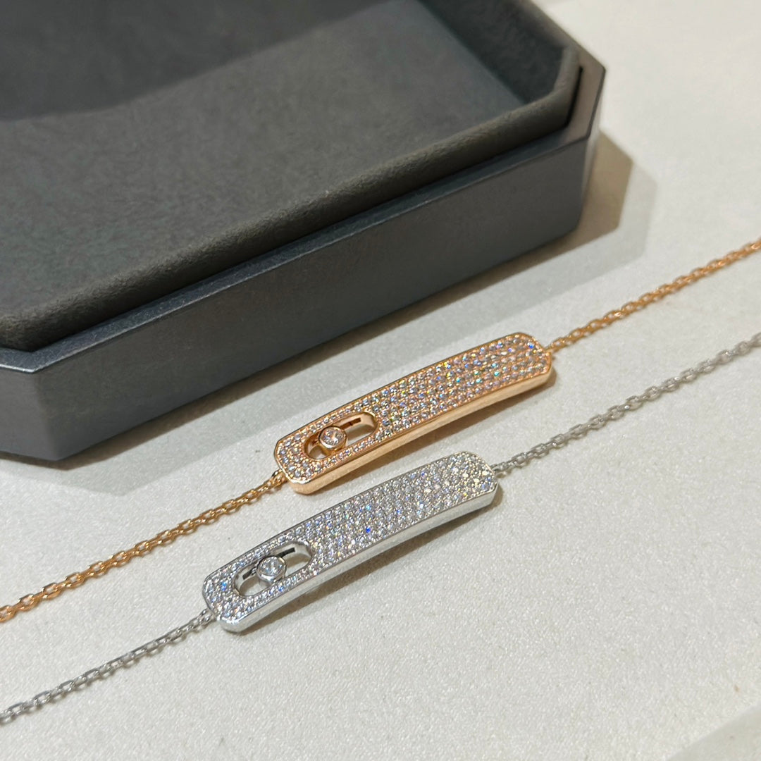 [NOBLE AURA]MOVE CLASSIQUE DIAMOND PAVED BRACELET