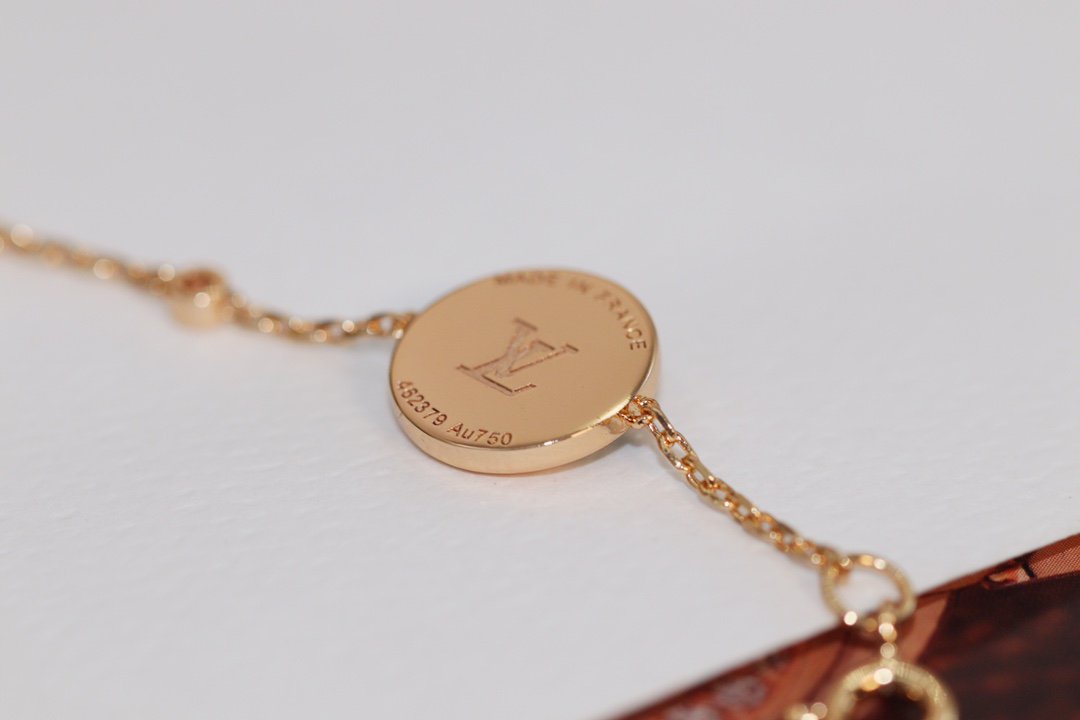 [NOBLE AURA]STAR AND SUN 4 MOTIF PINK GOLD MALACHITE BRACELET