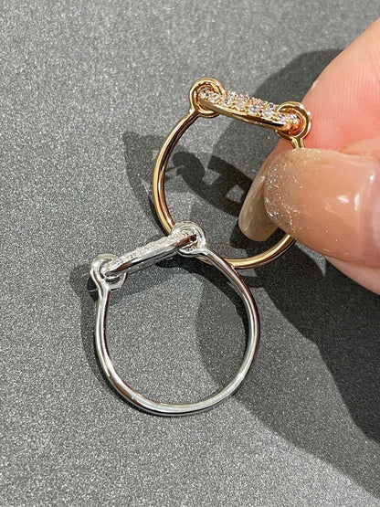 [NOBLE AURA]RONDE SMALL DIAMOND RING