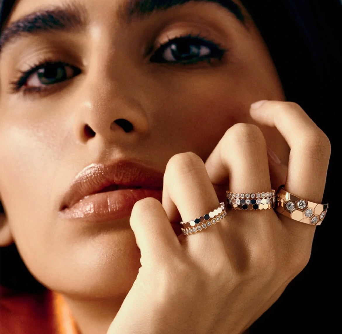 [NOBLE AURA]BEE LOVE DIAMOND LARGE RING