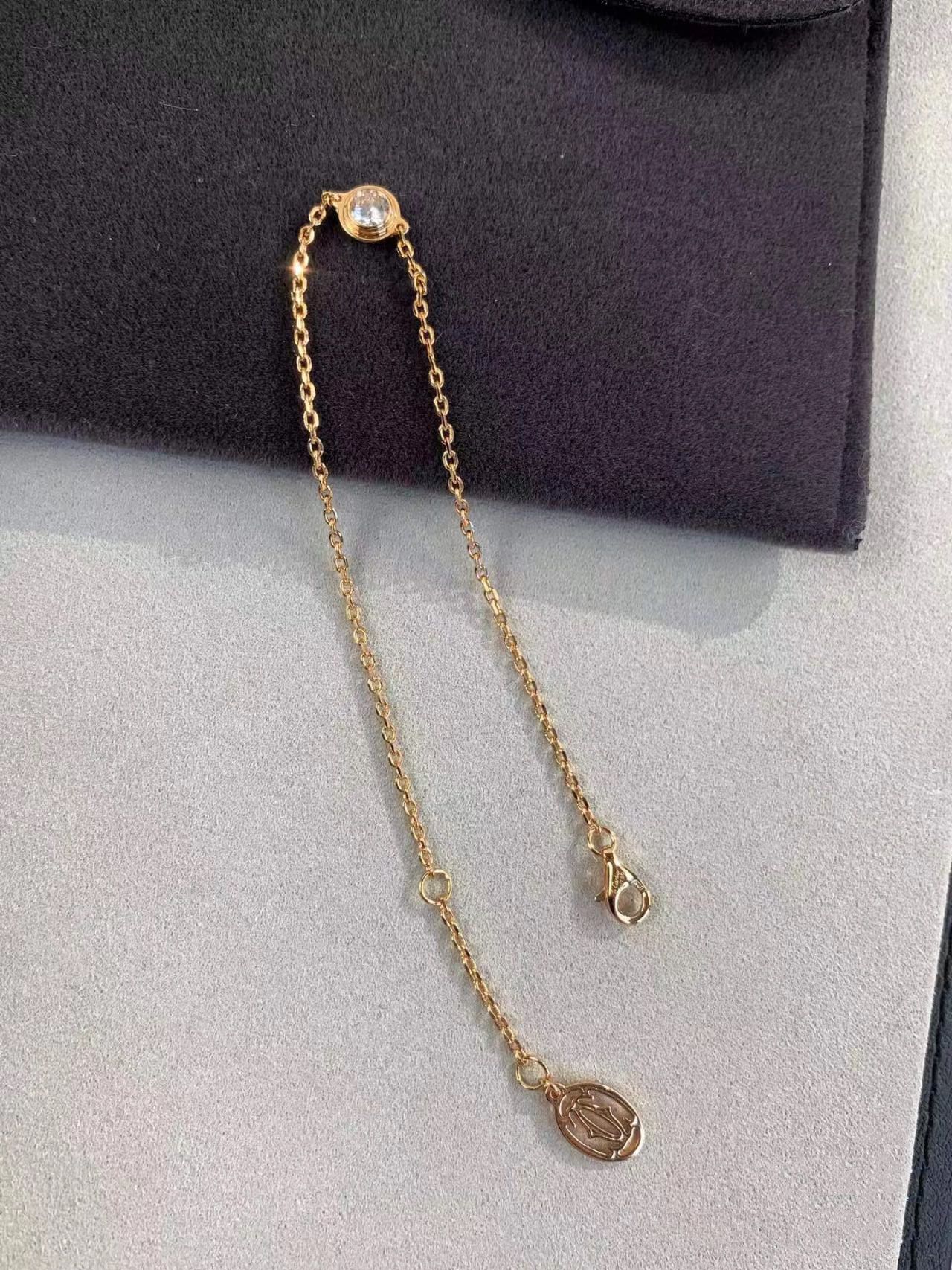 [NOBLE AURA]DAMOUR DIAMOND LINK BRACELET