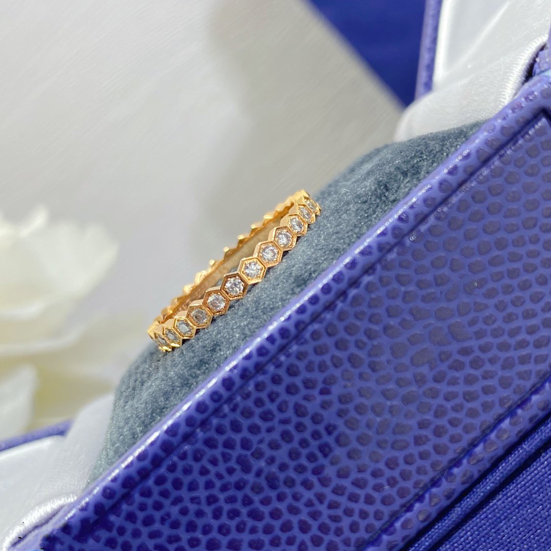 [NOBLE AURA]BEE LOVE DIAMOND PAVED SMALL RING