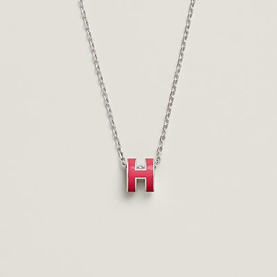 [NOBLE AURA]H NECKLACE PINK