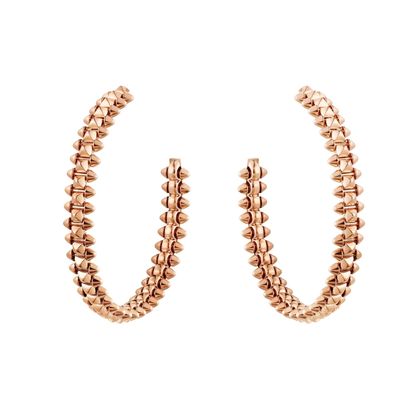 [NOBLE AURA]CLASH LARGE HOOP EARRINGS