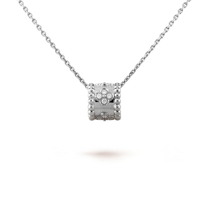 [NOBLE AURA]PERLEE PEDANT SIVLER DIAMOND NECKLACE