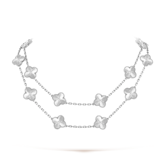 [NOBLE AURA]CLOVER 20 MOTIFS  LASER SILVER