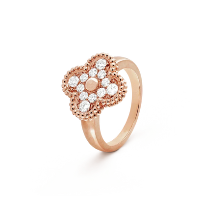 [NOBLE AURA]CLOVER DIAMOND RING