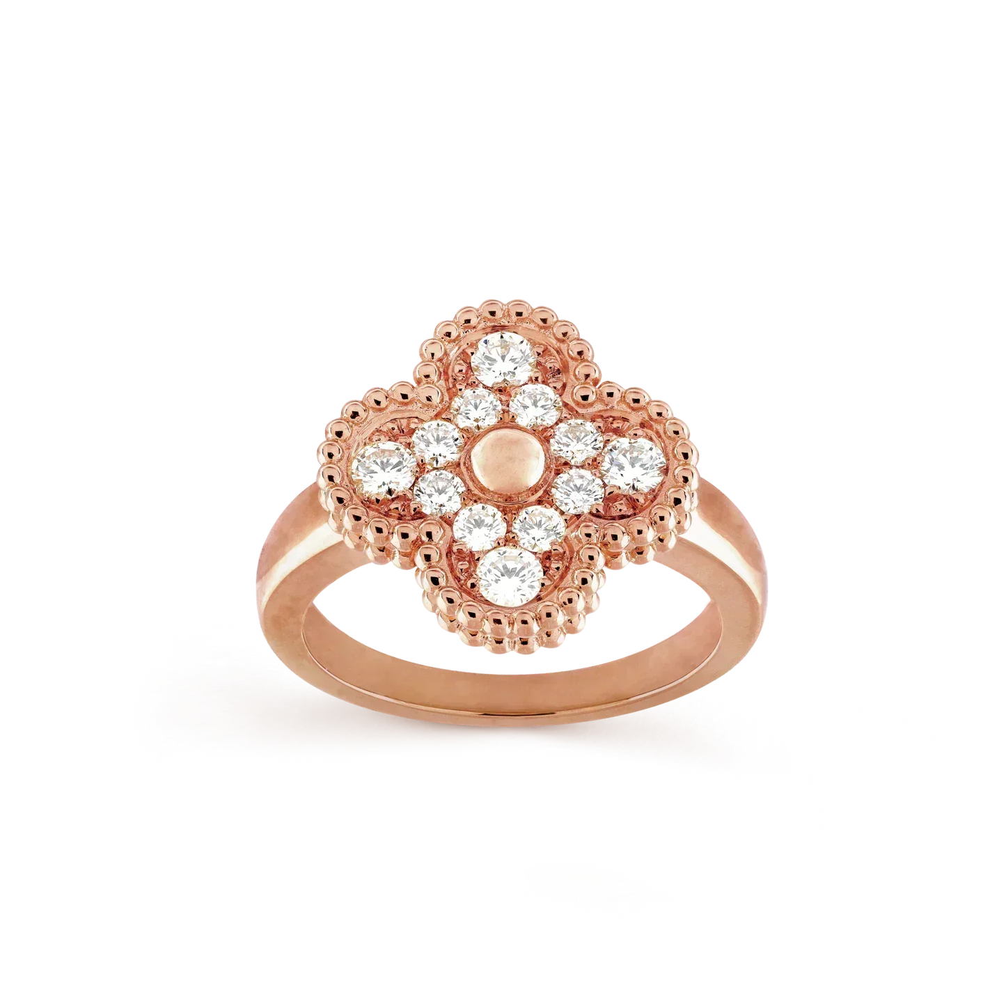 [NOBLE AURA]CLOVER DIAMOND RING