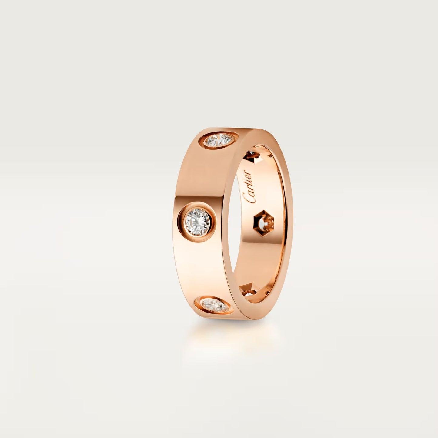 [NOBLE AURA] LOVE 5.5MM 6 DIAMOND RING