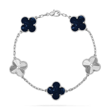 [NOBLE AURA]CLOVER 5 MOTIF PIETERSITE BRACELET COLLECTION