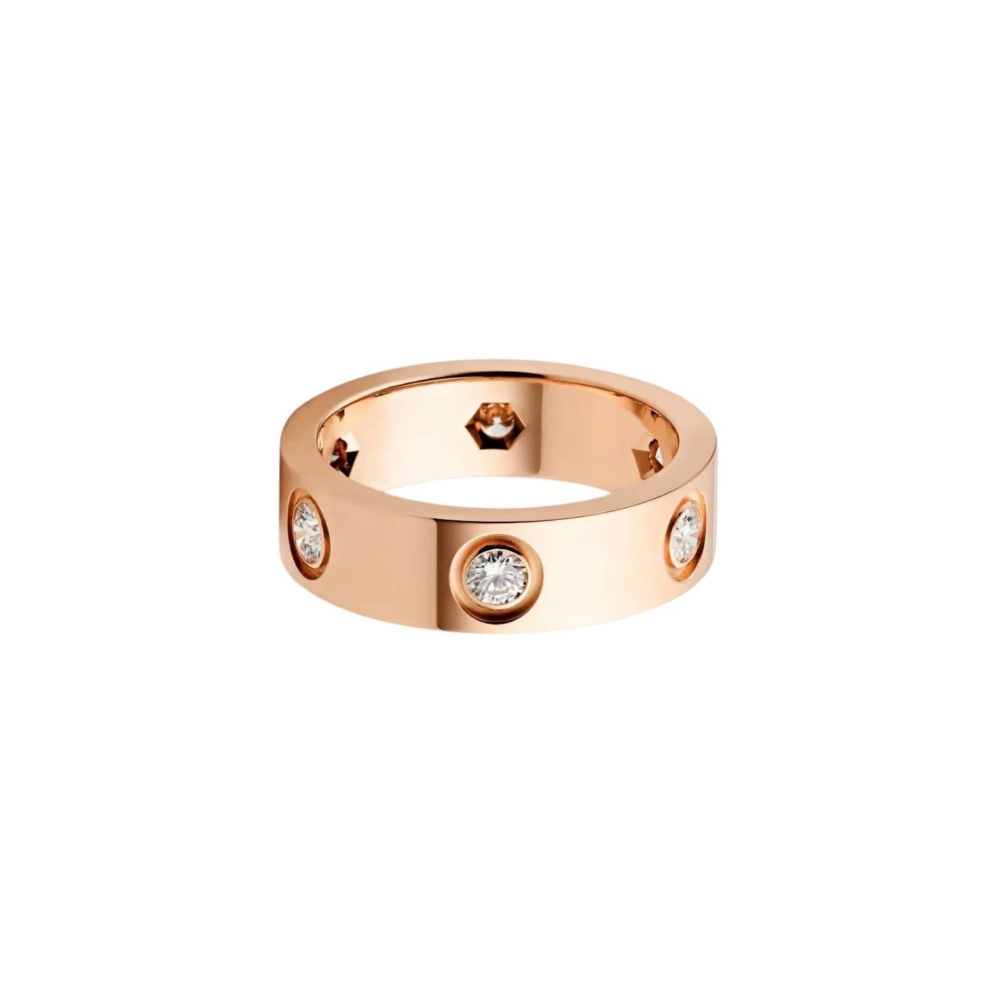 [NOBLE AURA] LOVE 5.5MM 6 DIAMOND RING