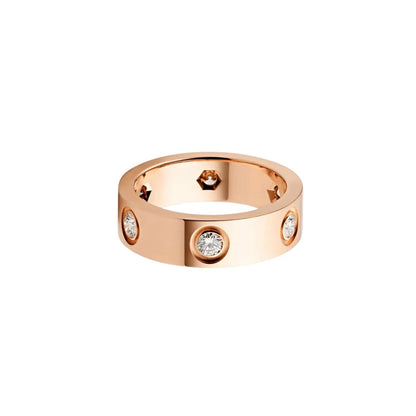 [NOBLE AURA] LOVE 5.5MM 6 DIAMOND RING