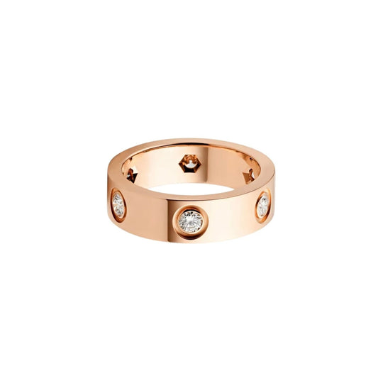 [NOBLE AURA] LOVE 5.5MM 6 DIAMOND RING