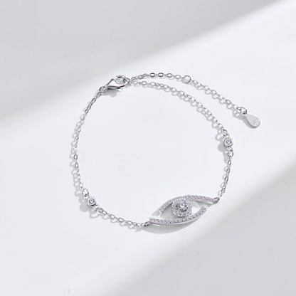 [NOBLE AURA]Lucky Eye Pave-Set Diamond Bracelet
