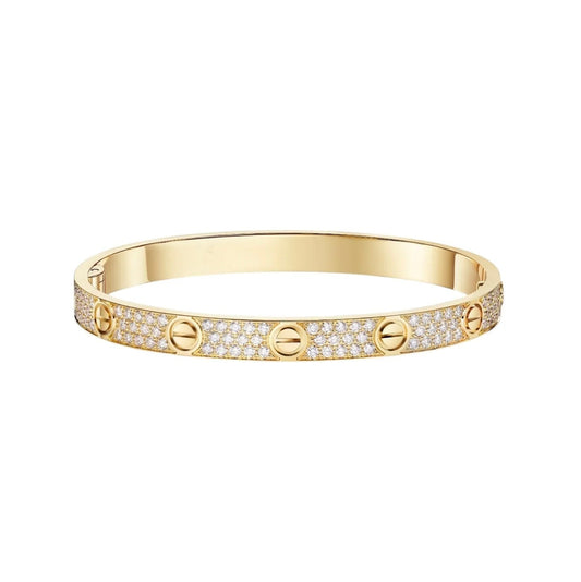 [NOBLE AURA]LOVE BRACELET 6.1MM DIAMOND-PAVED