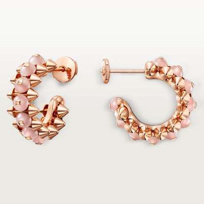 [NOBLE AURA]CLASH 7.9MM AGATE CHALCEDONY EARRINGS