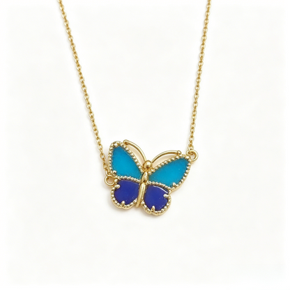[NOBLE AURA] 2026 NEW LUCKY BUTTERFLY 1 MOTIFS NECKLACE