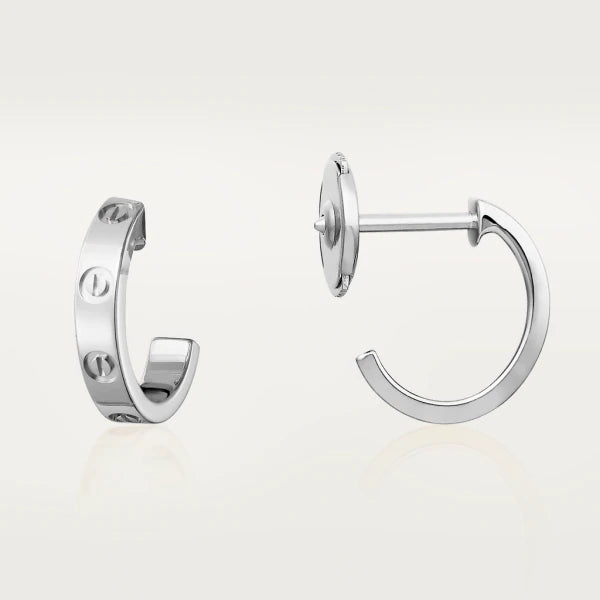 [NOBLE AURA]LOVE EARRINGS 2.65MM SILVER