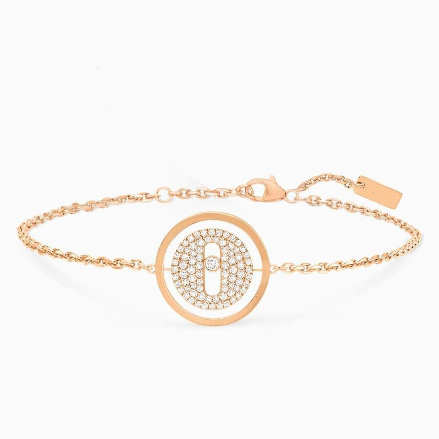 [NOBLE AURA]LUCKY MOVE DIAMOND PAVED BRACELET