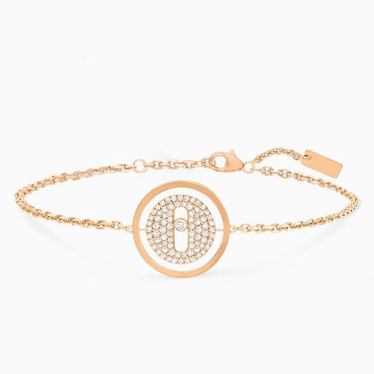 [NOBLE AURA]LUCKY MOVE DIAMOND PAVED BRACELET
