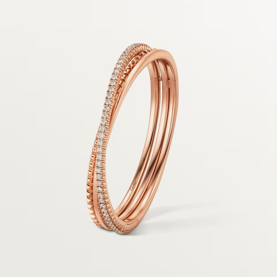 [NOBLE AURA] ETINCELLE HALF-PAVED DIAMOND BRACELET
