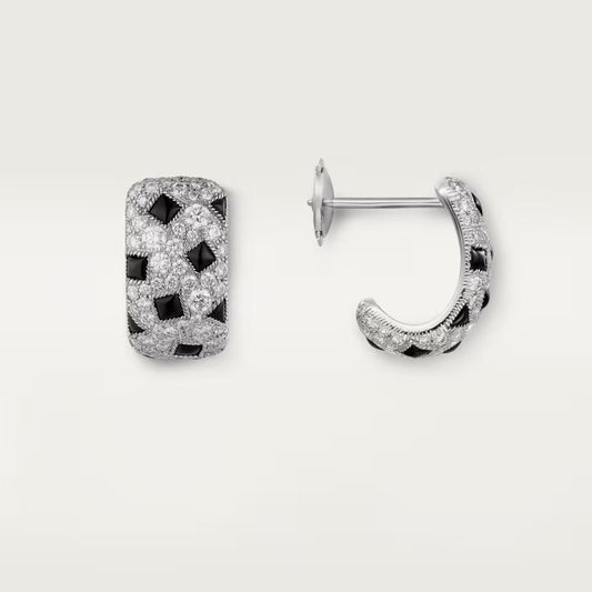 [NOBLE AURA] PANTHERE MINI FULL DIAMOND EARRINGS