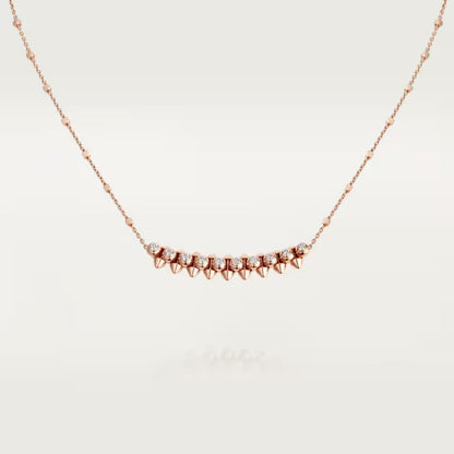 [NOBLE AURA] CLASH  MEDIUM DIAMOND NECKLACE